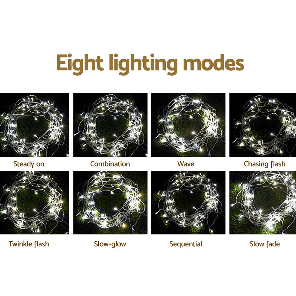 100M Christmas String Lights 500LED Party Wedding Outdoor Garden