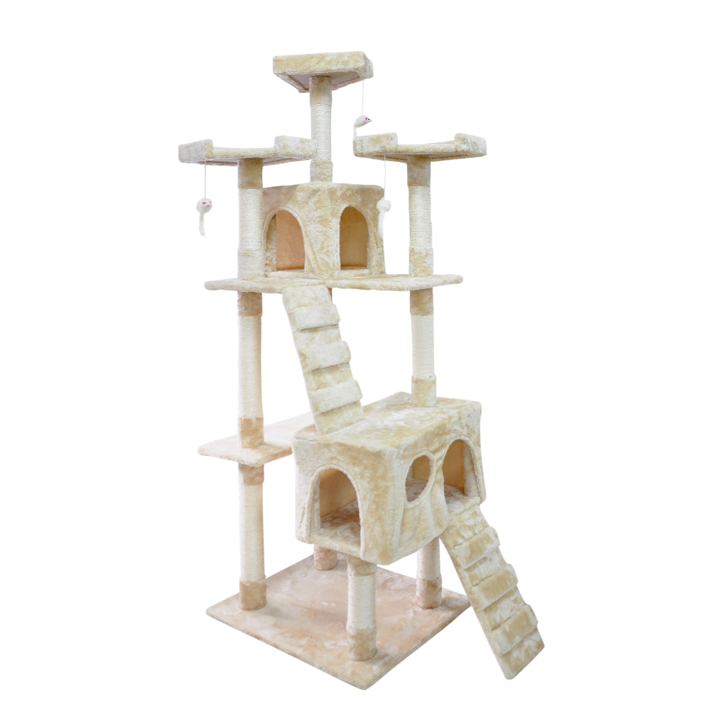 1.8M Cat Scratching Post Tree Gym House Condo Furniture Scratcher Pole