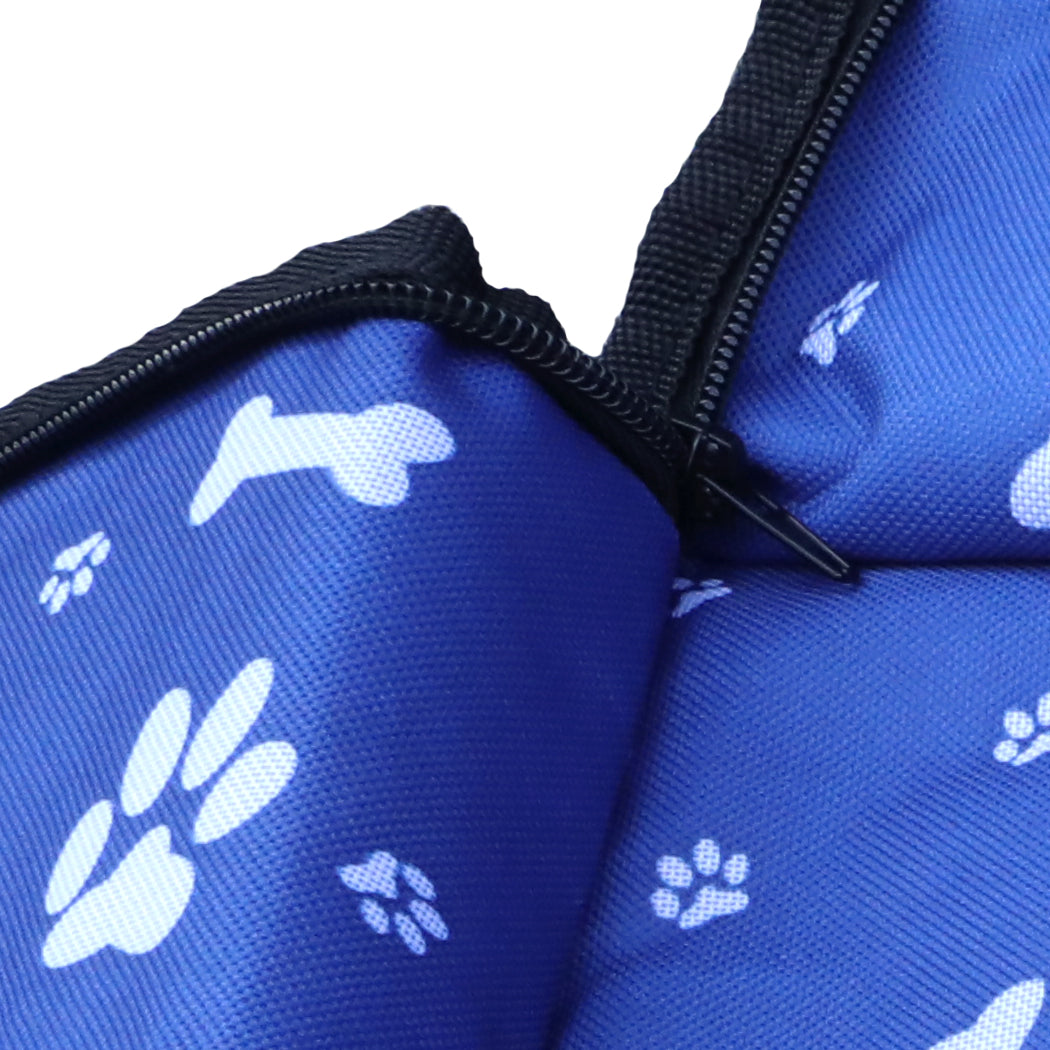 Pet Boot Car Seat Cover Hammock Nonslip Dog Puppy Cat Waterproof Rear Blue