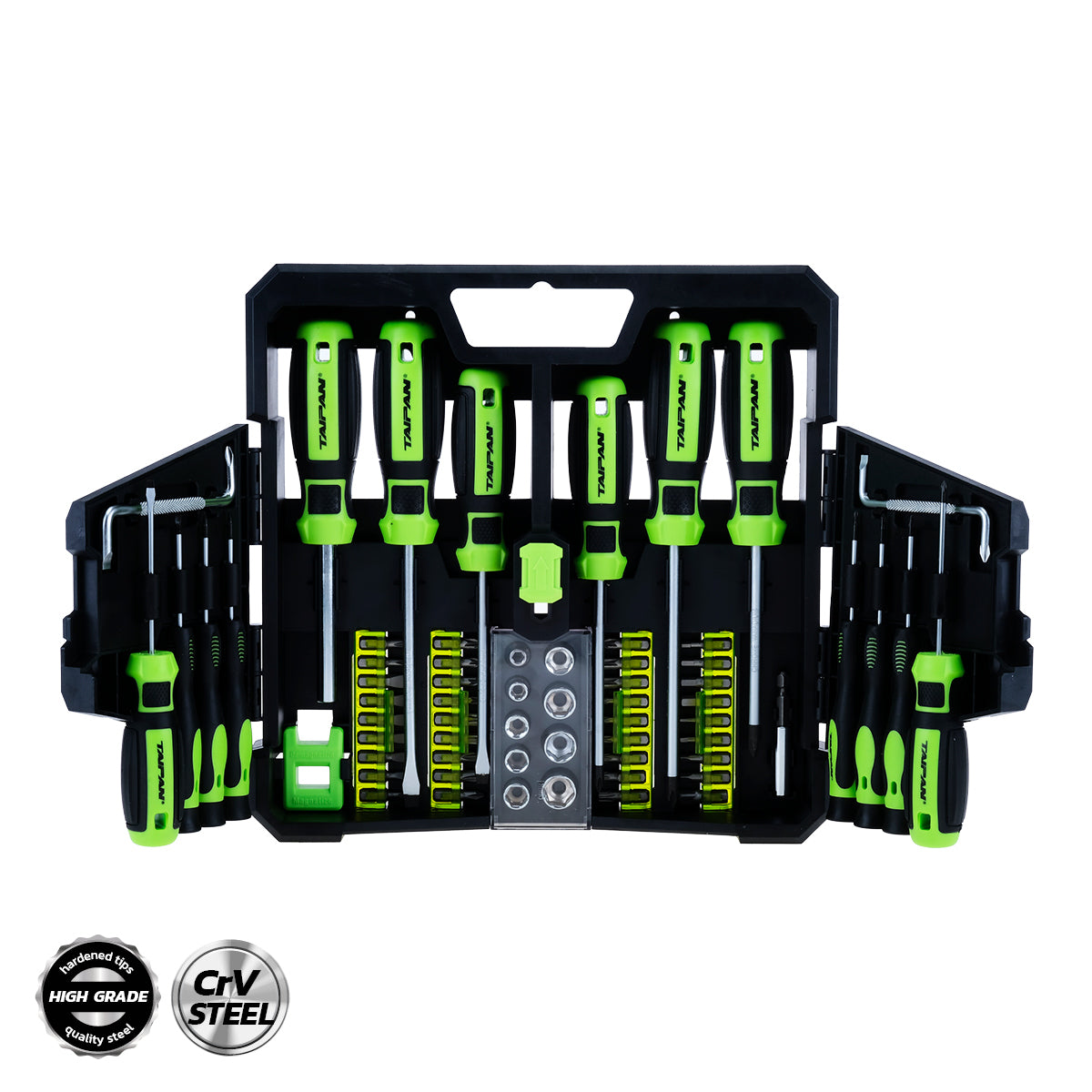 63PCE Ratchet & Screwdriver Set With Case Premium Quality Steel